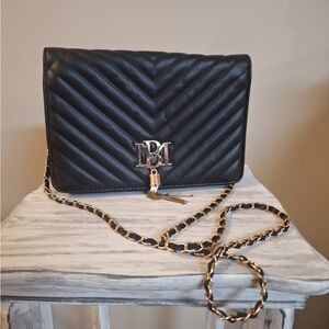 Black Quilted Chain Bag